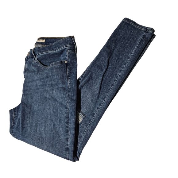 Levis 311 Shaping Skinny Jeans Womens Size 31 Mid Rise Medium Wash Denim Pants - Picture 1 of 7